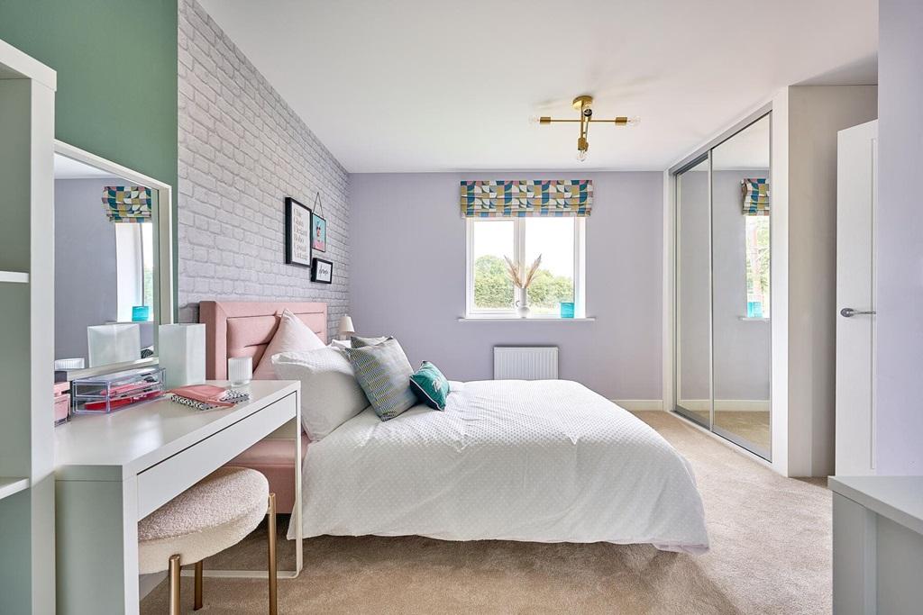The bedrooms offer plenty of space for fitted...