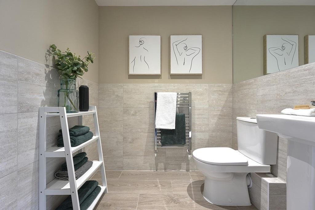 Convenient downstairs cloakroom
