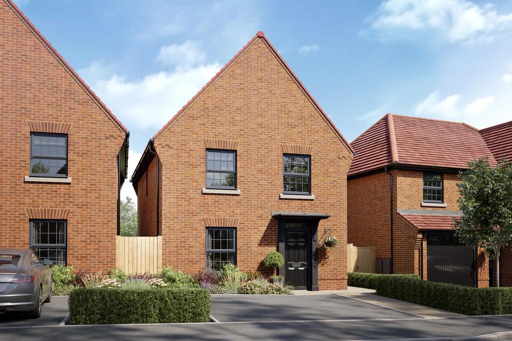 External view of detached home with anthracite...