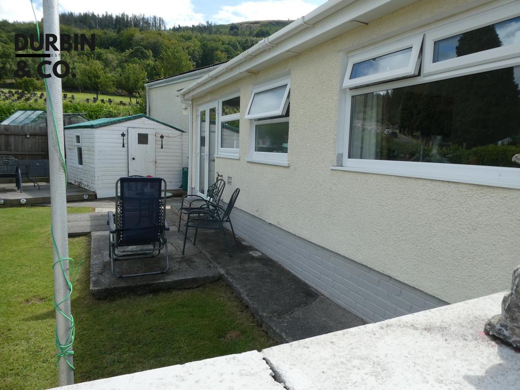 Rear of property