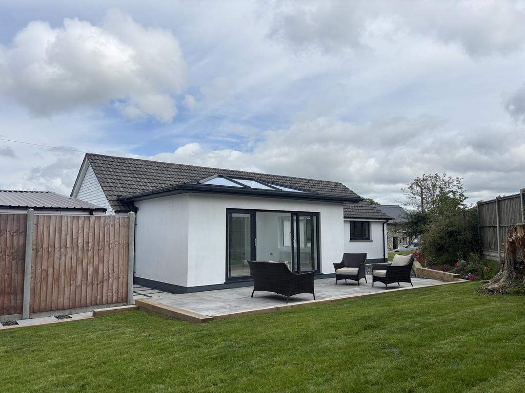 Rear of property