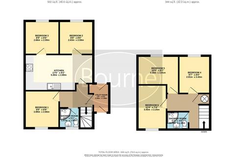1 bedroom house of multiple occupation to rent, Broomfield, Guildford, Surrey, GU2