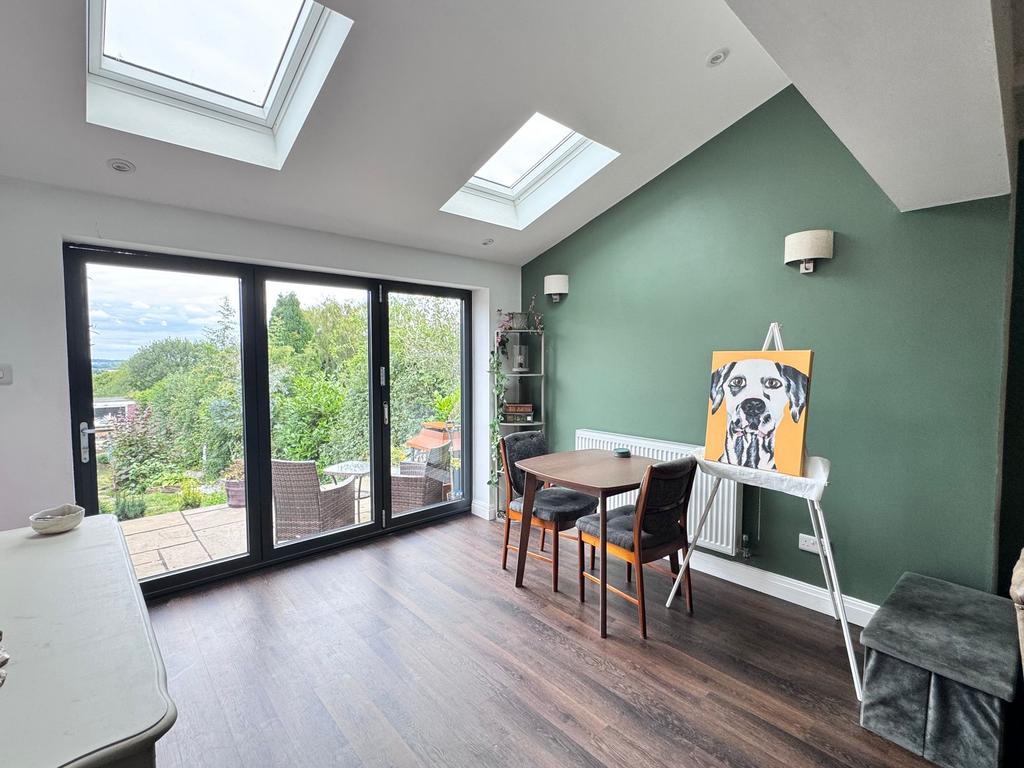 Open plan living dining kitchen