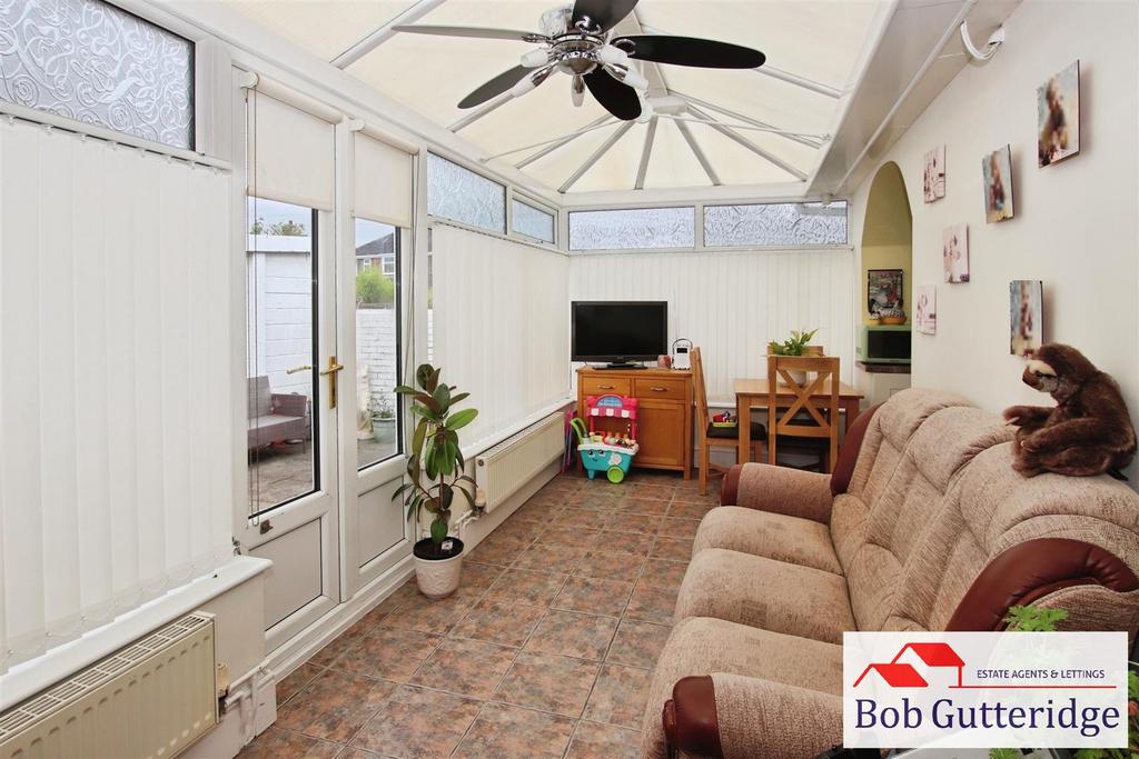 HALF BRICK & UPVC DOUBLE GLAZED CONSERVATORY