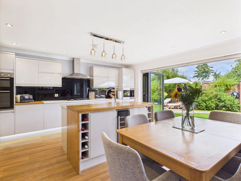 Dining into kitchen