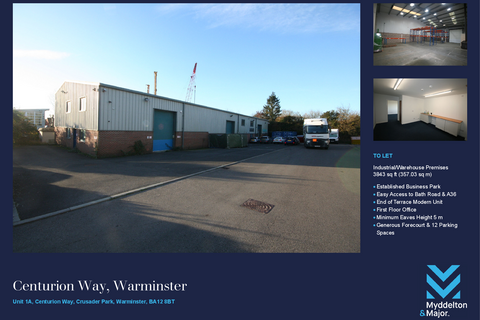 Industrial development to rent, Centurion Way Warminster BA12 8BT