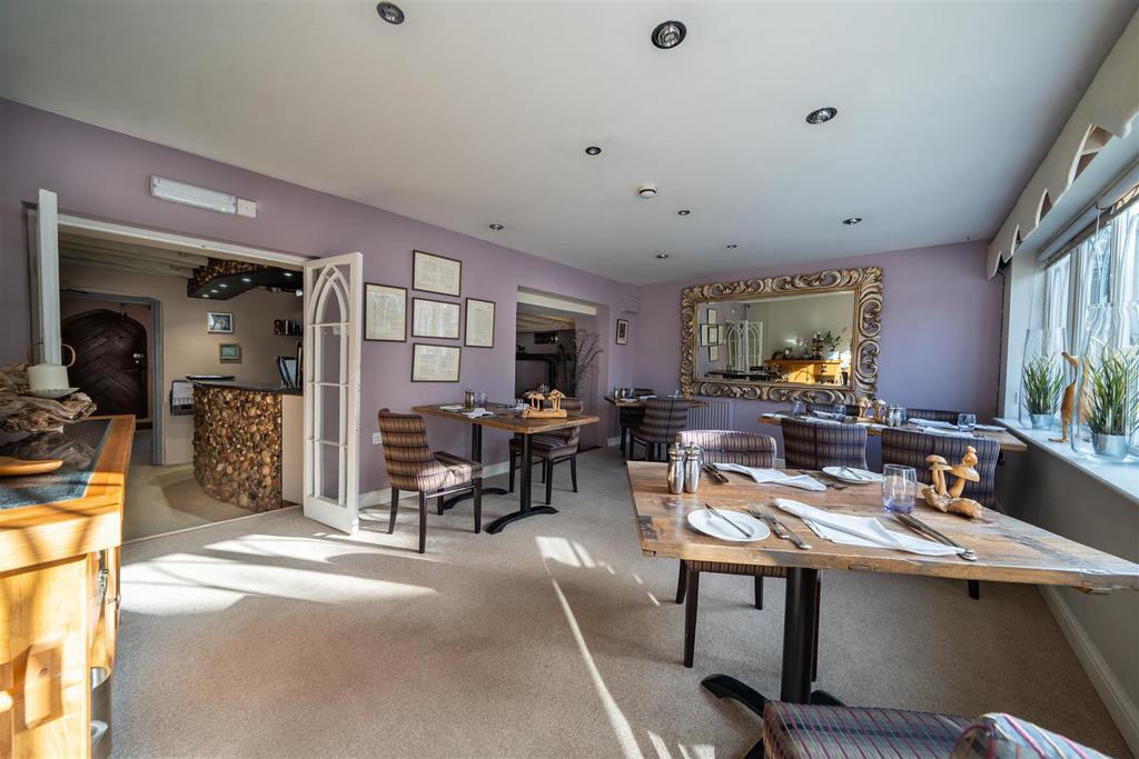 Restaurant seating area
