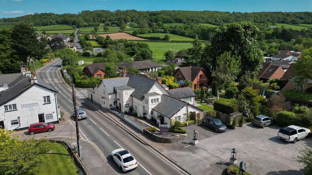 Outside drone shot