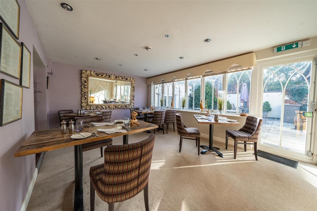 Restaurant seating area