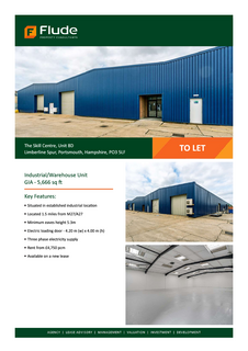 Warehouse to rent, Limberline Spur Portsmouth PO3 5LF