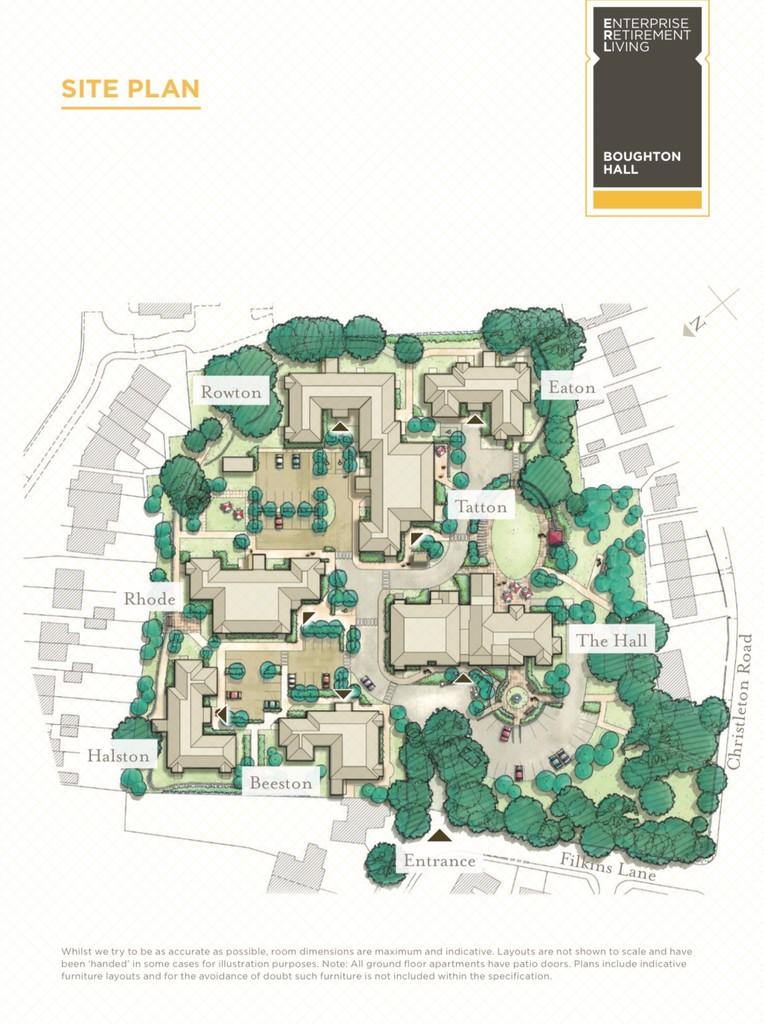 Apartment 1 site plan