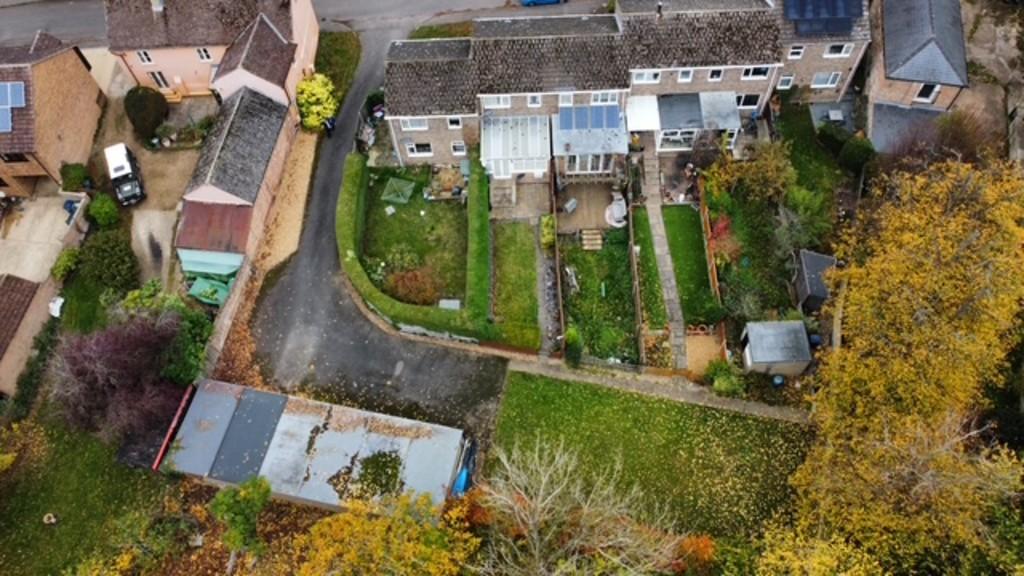 Aerial photo from rear elevation