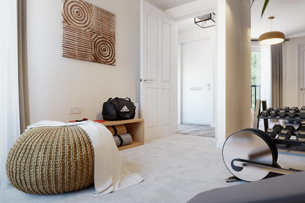 2 bedroom apartment, additional bedroom made...