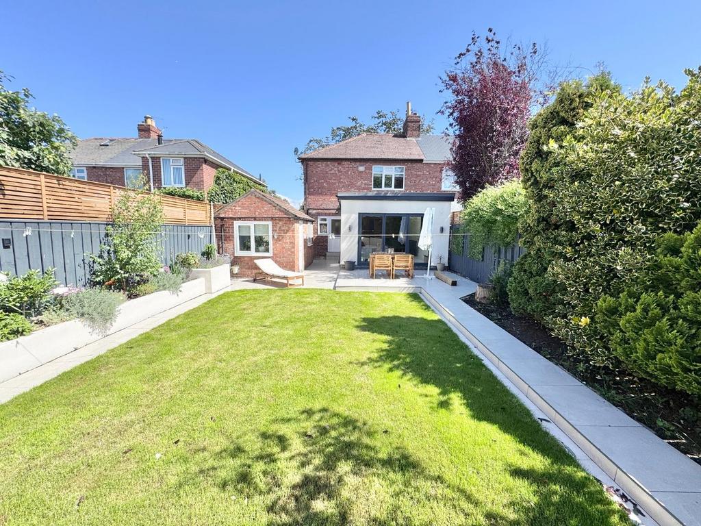 Rear garden