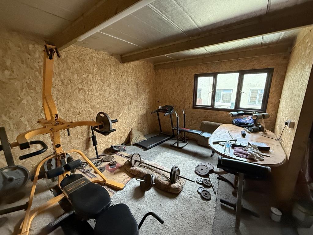 Recently installed timber frame workshop