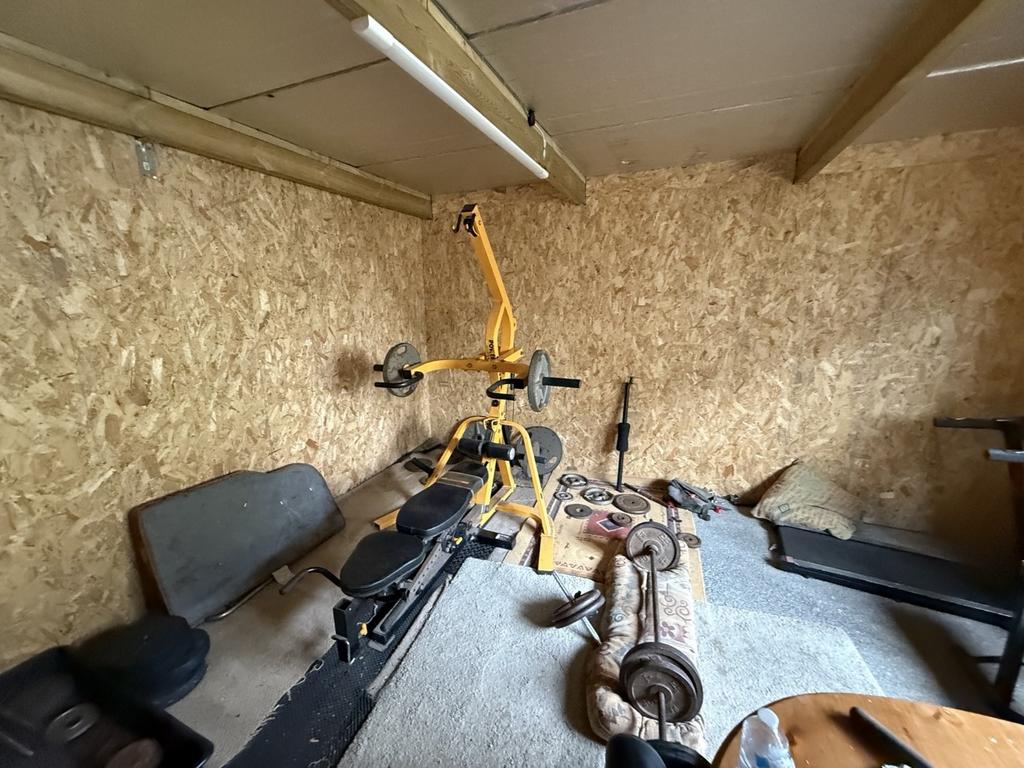 Recently installed timber frame workshop