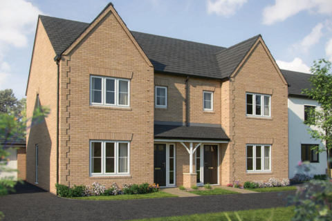 3 bedroom semi-detached house to rent, Leaf Living at Wendelburie Rise, Wellingborough, NN8, Wellinborough, Northampton