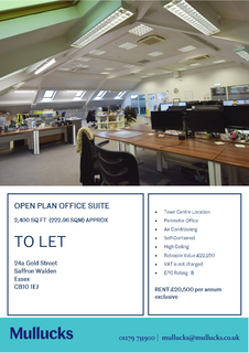 Office to rent, 24A Gold St Saffron Walden CB10 1EJ