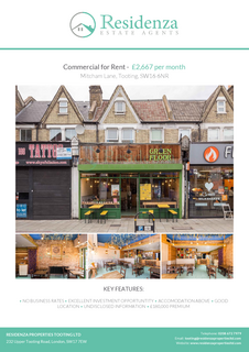 Retail property (high street) to rent, 106 Mitcham Ln London SW16 6NR
