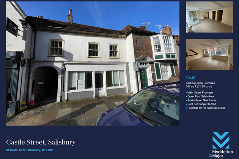 Retail property (high street) to rent, 91 Castle St Salisbury SP1 3SP