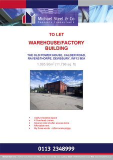 Warehouse to rent, Calder Rd Dewsbury WF12 9EA
