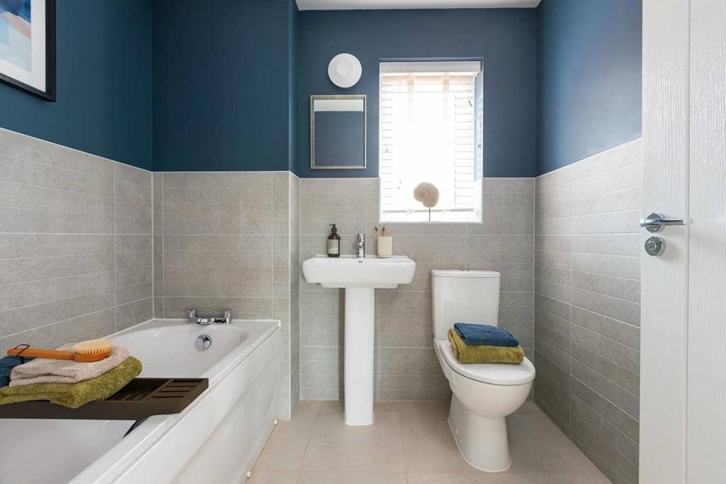 A practical family bathroom