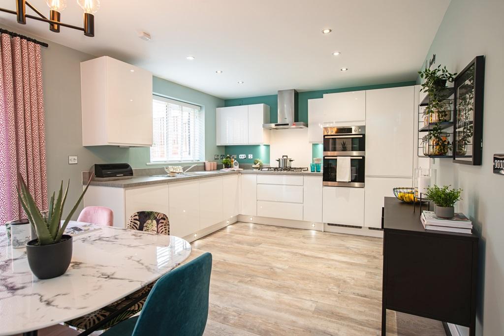 On open plan kitchen dining room is the hub of...