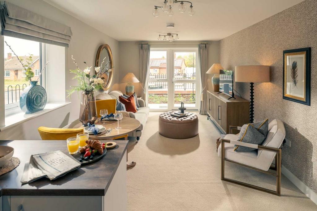 Show home living room