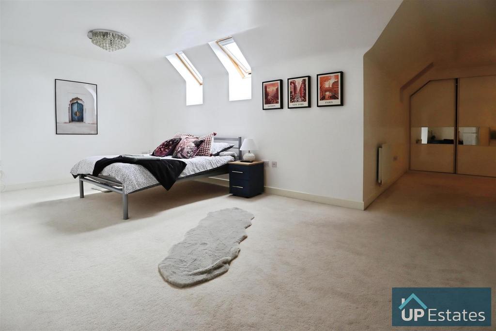 Bedroom with dressing area