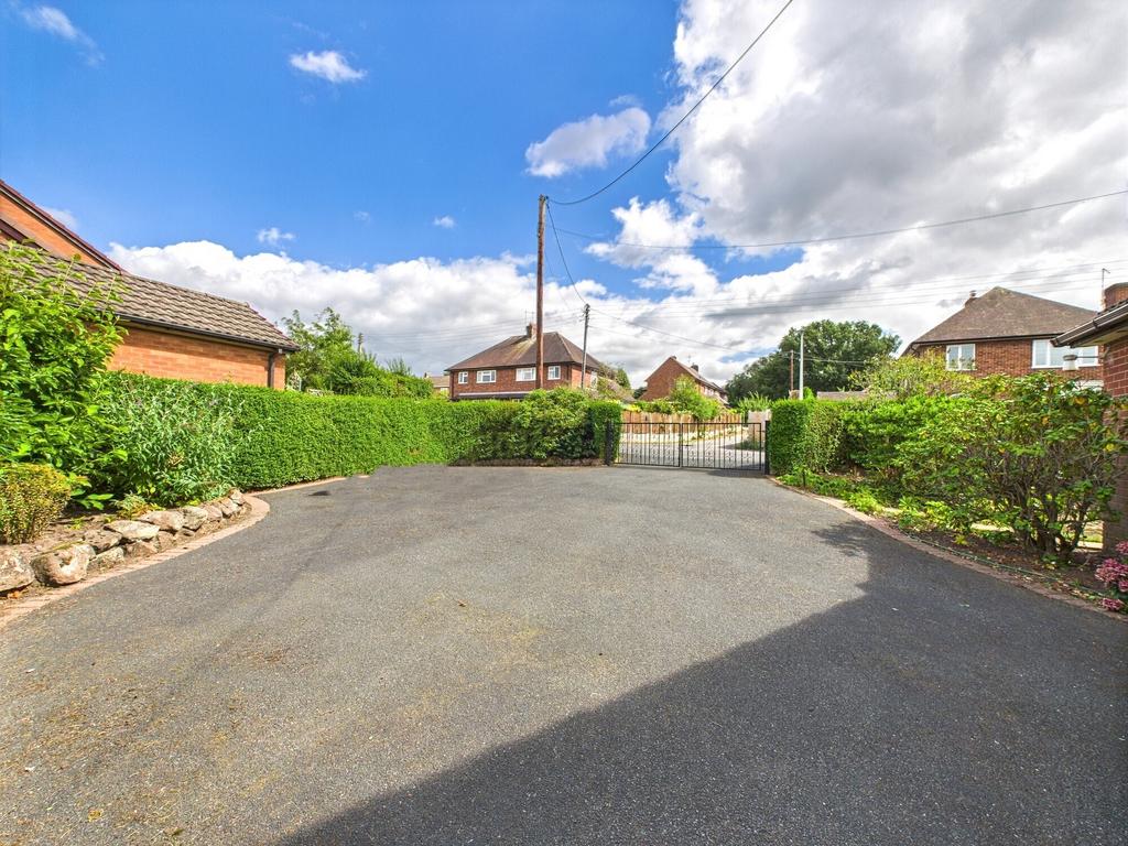 Driveway and parking area