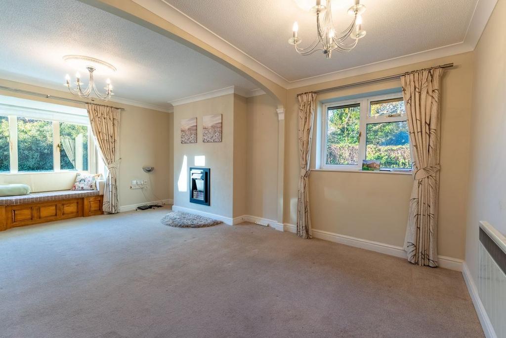 Living room, fireplace