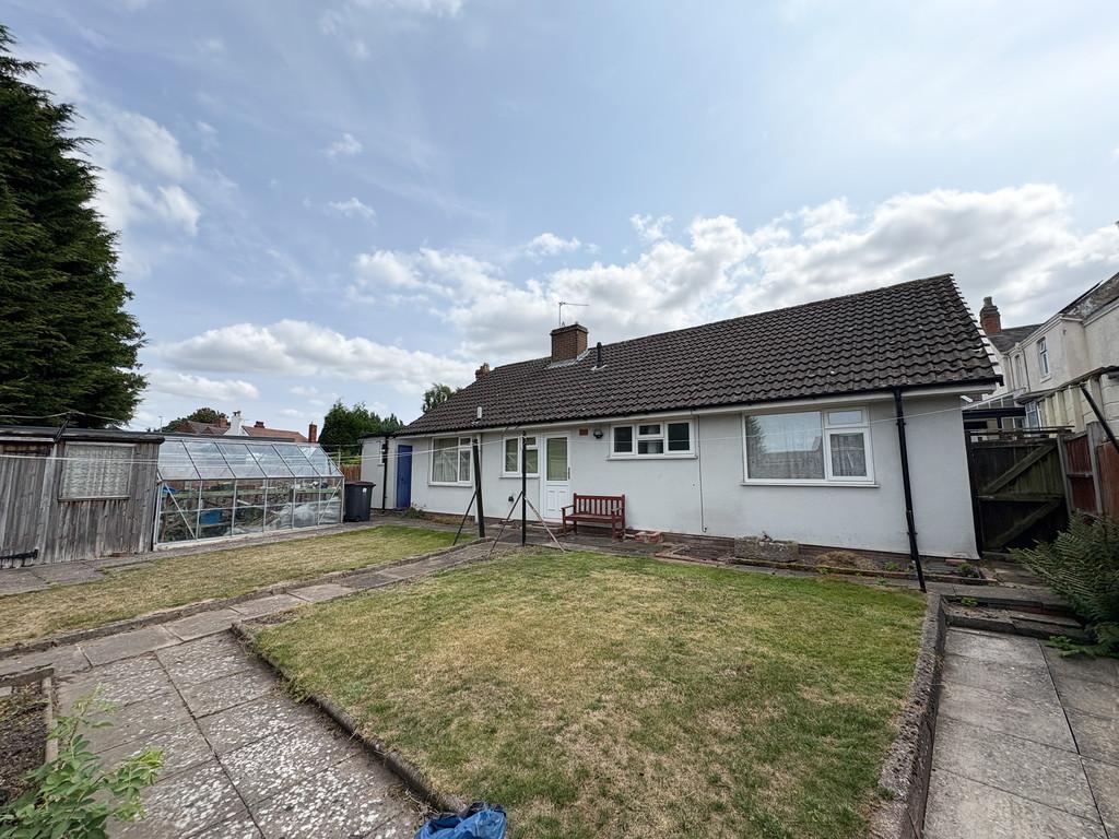 Garden rear of bungalow