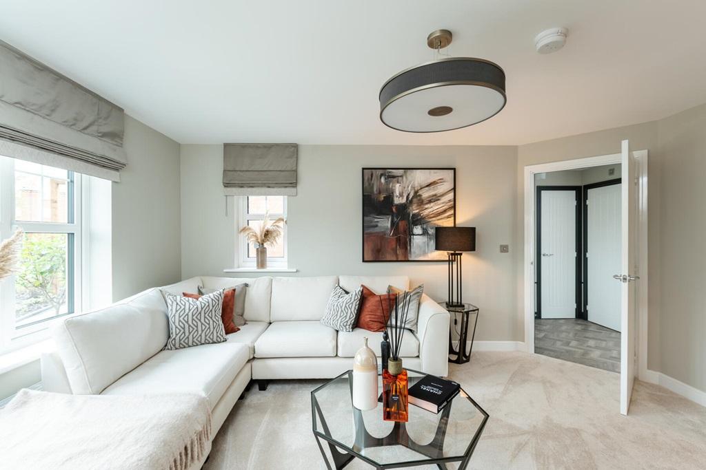 Allowing plenty of light to brighten the room