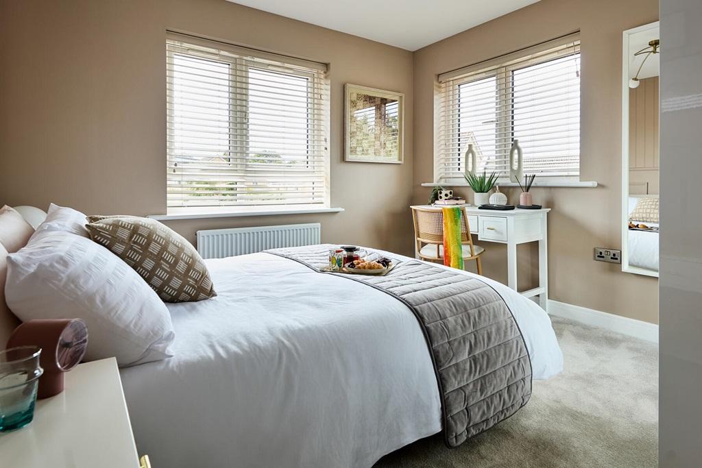 Bedroom 2 will accommodate a double bed easily