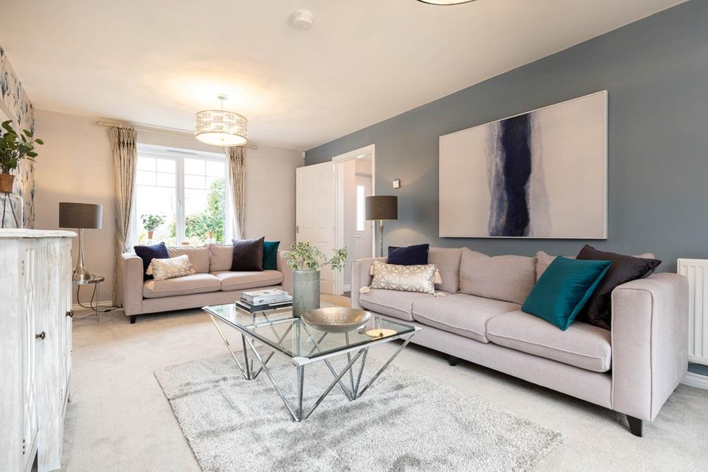 Plenty of space for two sofas