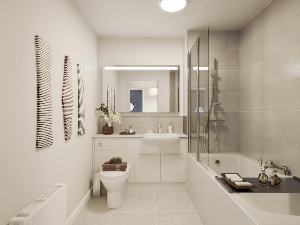 Bedale bathroom CGI