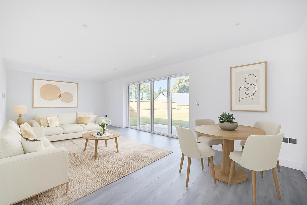 Virually Staged Living Room