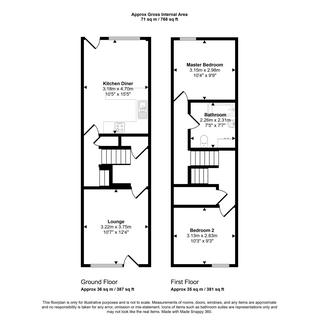 2 bedroom terraced house for sale, Amelia Close, Benwell, Newcastle upon Tyne, Tyne and Wear, NE4 8LH