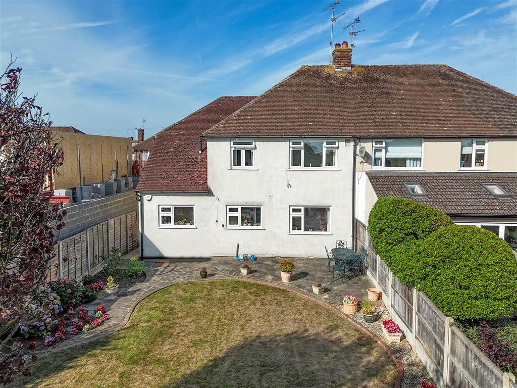 Rear of property
