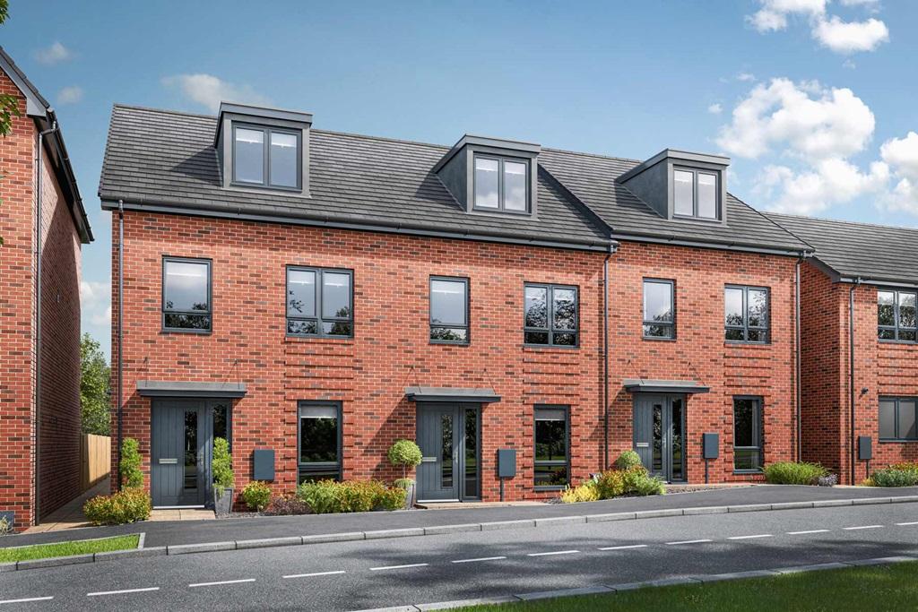 Artist&#39;s impression of a typical Owlton home