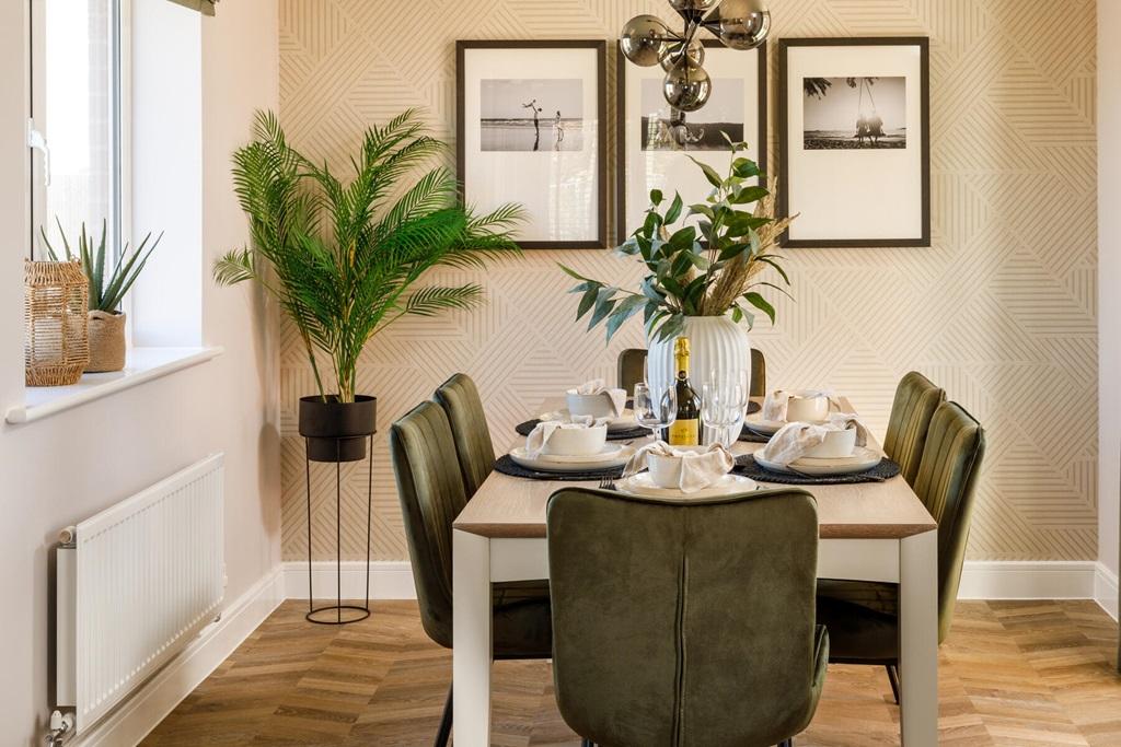 Enjoy family meals or cosy evenings in the...