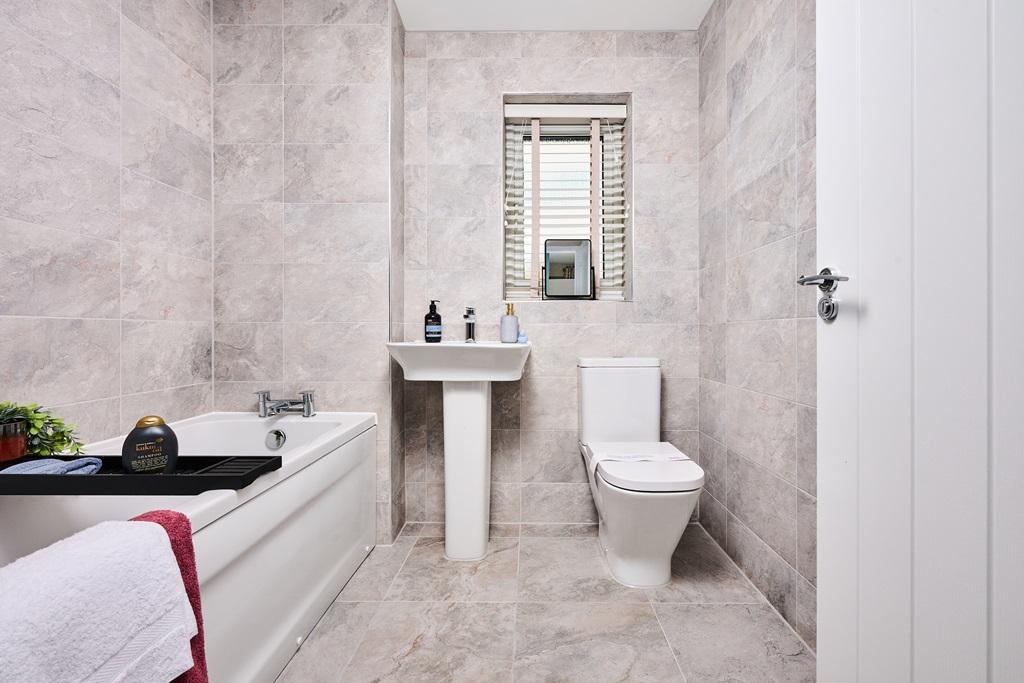 Spacious family bathroom designed for everyday...