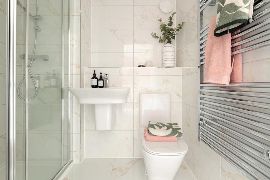 Separate shower room on the first floor