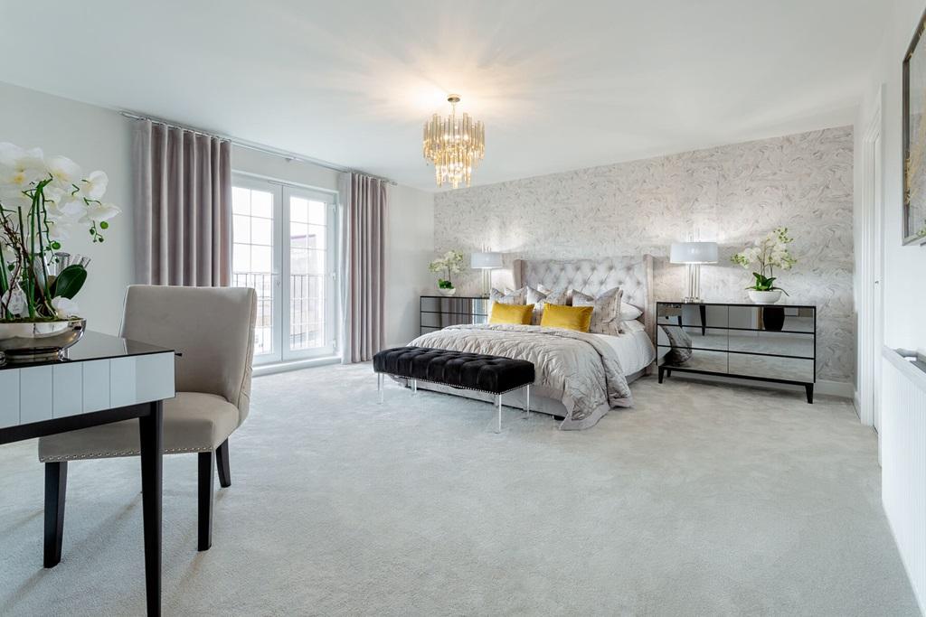 Main bedroom offers plenty of space & enjoys a...