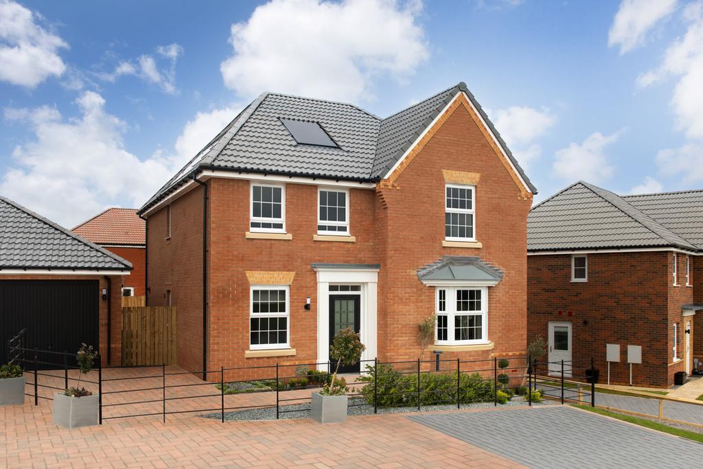 The exterior of Plot 100 The Holden at...