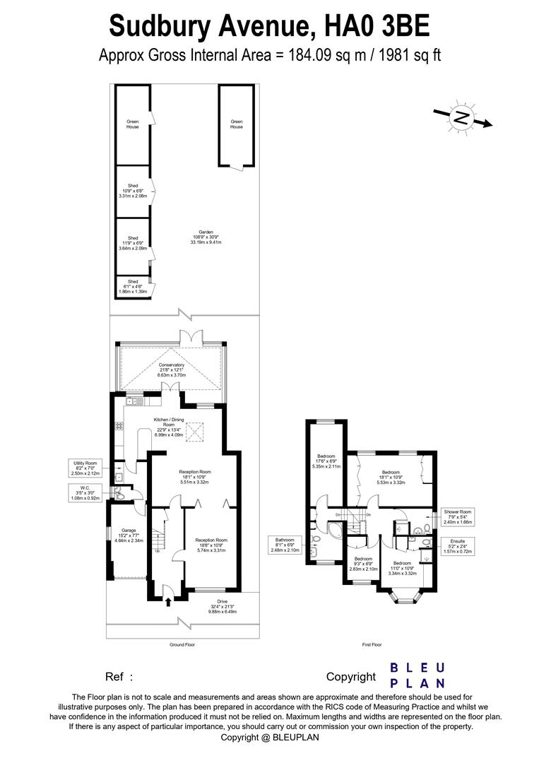 4 bedroom detached house for sale - Floor Plan