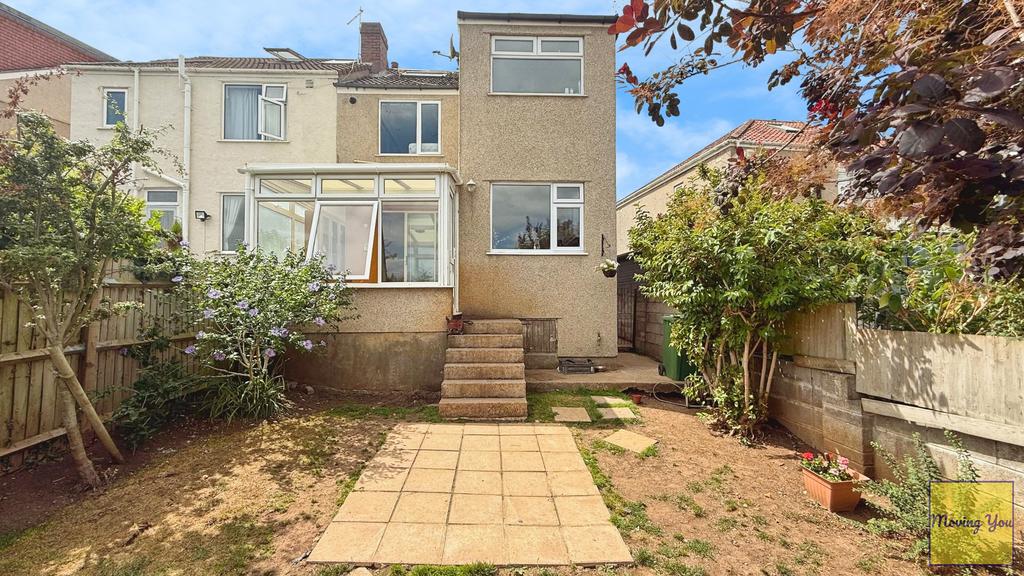 Rear of property