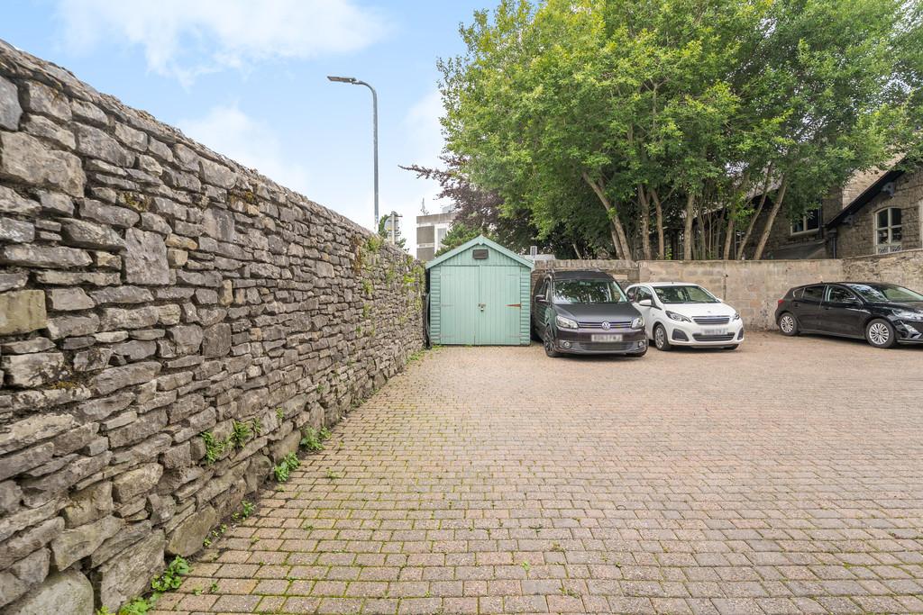 Allocated parking &amp; Shed