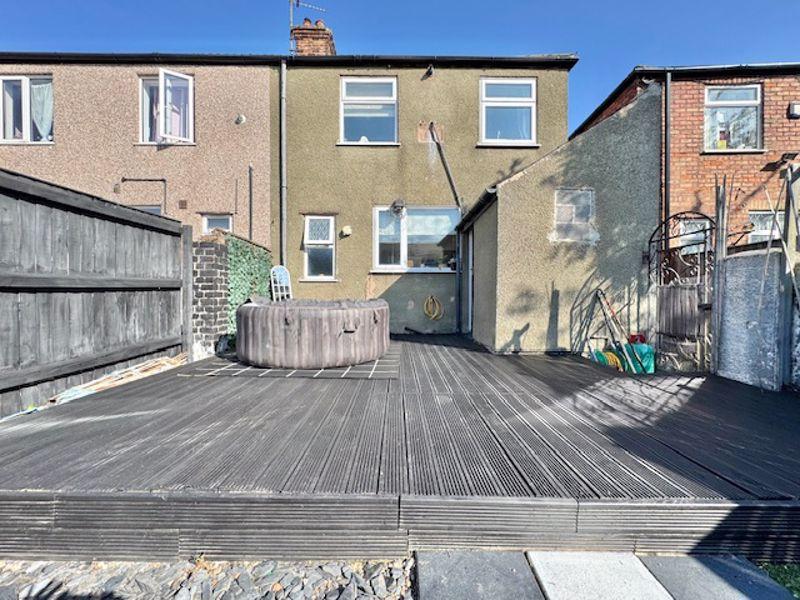 Raised decking view