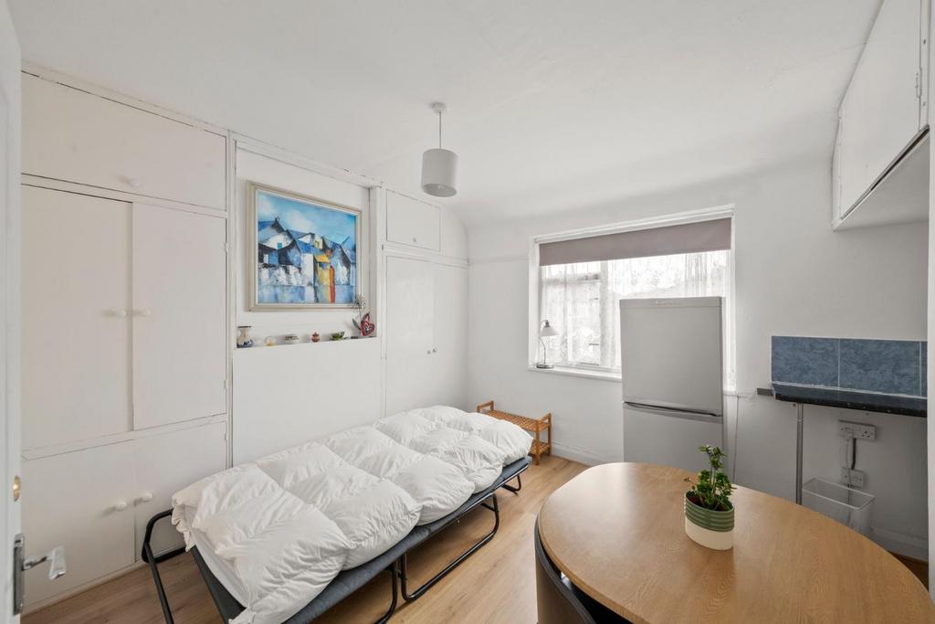 Studio apartment interior, studio